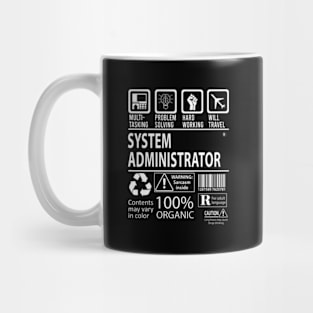 System Administrator - Multitasking Certified Job Item Mug